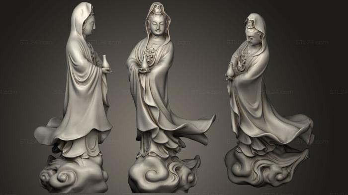 Скульптуры индийские (Фат Бо Тат, STKI_0199) 3D модель для ЧПУ станка